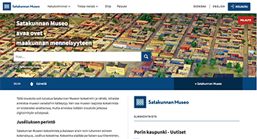 satakunnanmuseo.finna.fi screenshot